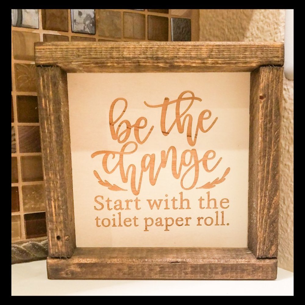 Be the Change Framed picture